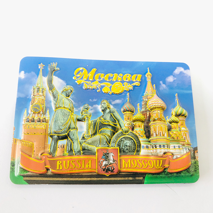 3D PVC Embossed Fridge Magnet