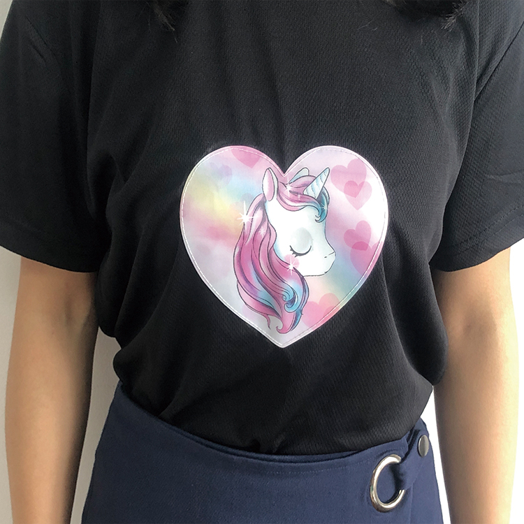 3d soft lenticular TPU for T-shirt textile with flip effect